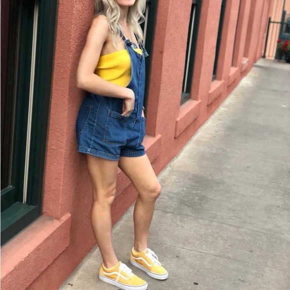 forever 21 overalls / overall shorts - Picture 7 of 7